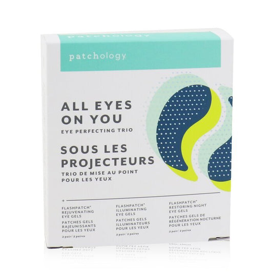 Patchology FlashPatch Eye Gels - All Eyes On You Eye Perfecting Trio Kit: Rejuvenating, Illuminating, Restoring 6pairs