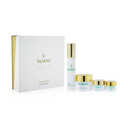 Valmont The Oxygen Symphony Set: Prime Renewing Pack 15ml + Prime B -Cellular 30ml + Prime Contour 5ml + Deto2x Cream 45ml 4pcs