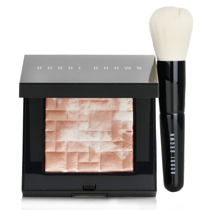 Bobbi Brown Highlighting Powder Set (1x Highlighting Powder + 1x Mini Face Brush) - #Pink Glow 2pcs