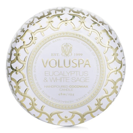 Voluspa Mini Tin Candle - Eucalyptus & White Sage 113g/4oz