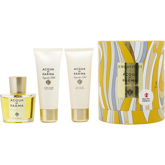 Acqua Di Parma Magnolia Nobile Eau De Parfum Spray 100ml/3.4oz & Body Cream 75ml/2.5oz & Bath And Shower Gel 75ml/2.5oz